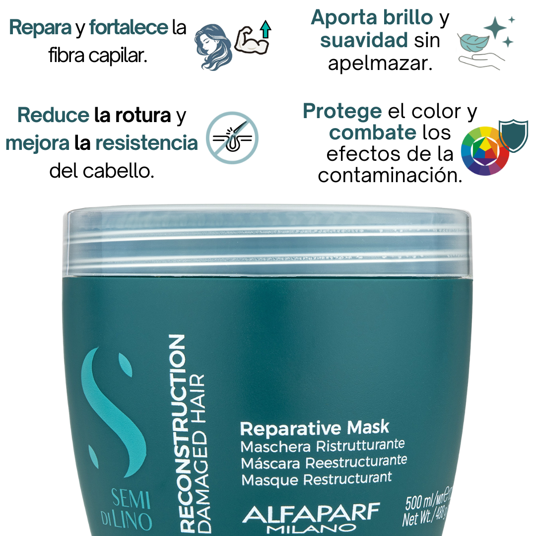 Alfaparf Semi Di Lino Reconstruction Reparative Mask 500 mL