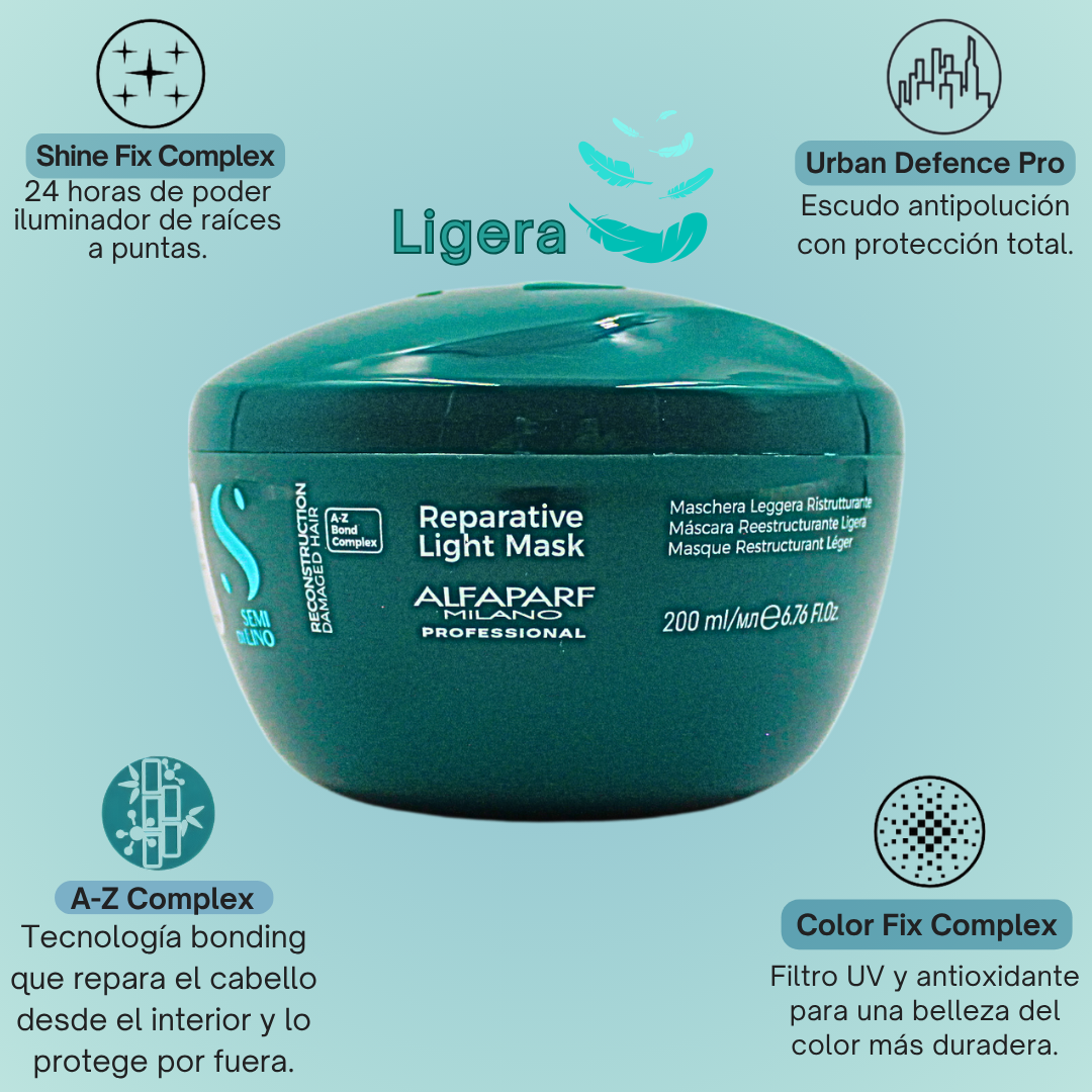 Alfaparf Semi Di Lino Reconstruction Reparative Light Mask 200 mL