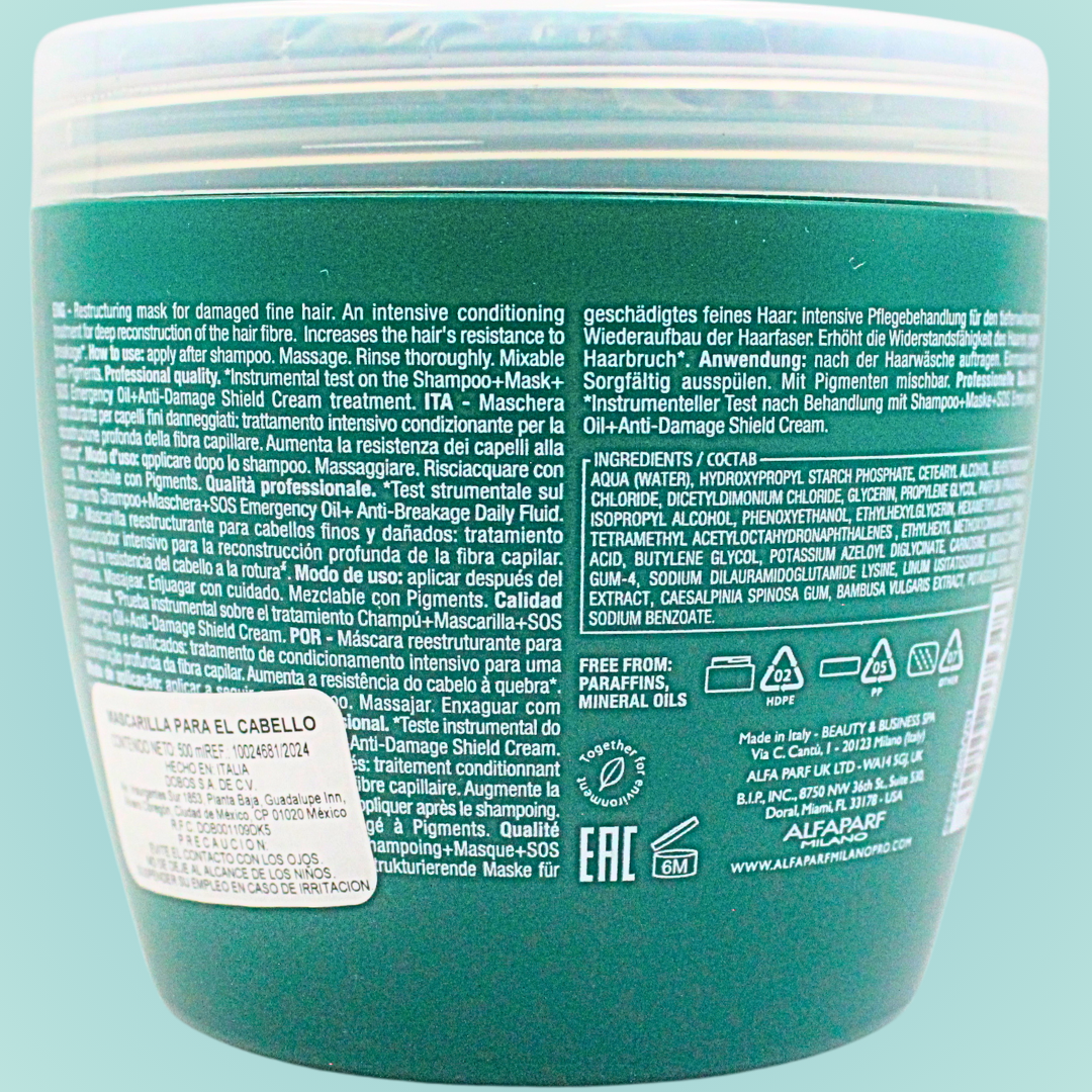 Alfaparf Semi Di Lino Reconstruction Reparative Light Mask 500 mL