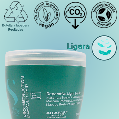 Alfaparf Semi Di Lino Reconstruction Reparative Light Mask 500 mL