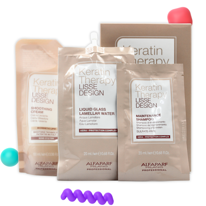 Keratin Therapy Lisse Design Smoothing Treatment Kit With Smoothing Cream