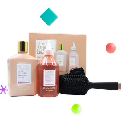 Keratin Therapy Lisse Design Maintenance Kit Glass Hair With Lamellar Water