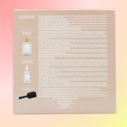 Keratin Therapy Lisse Design Maintenance Kit Glass Hair With Lamellar Water