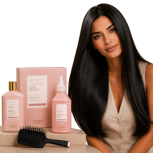Keratin Therapy Lisse Design Maintenance Kit Glass Hair With Lamellar Water