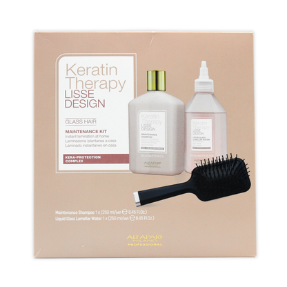 Keratin Therapy Lisse Design Maintenance Kit Glass Hair With Lamellar Water