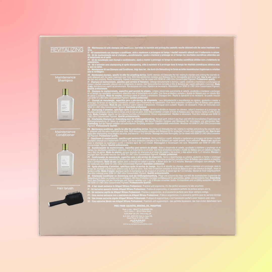 Keratin Therapy Lisse Design Maintenance Kit Revitalizing