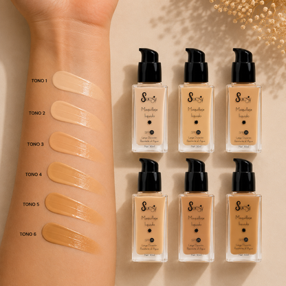 Suesy Maquillaje Líquido Alta Cobertura