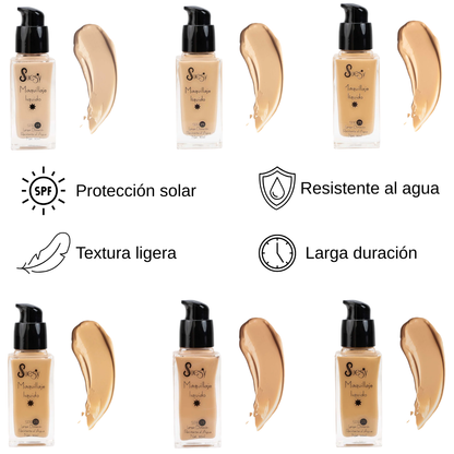 Suesy Maquillaje Líquido Alta Cobertura