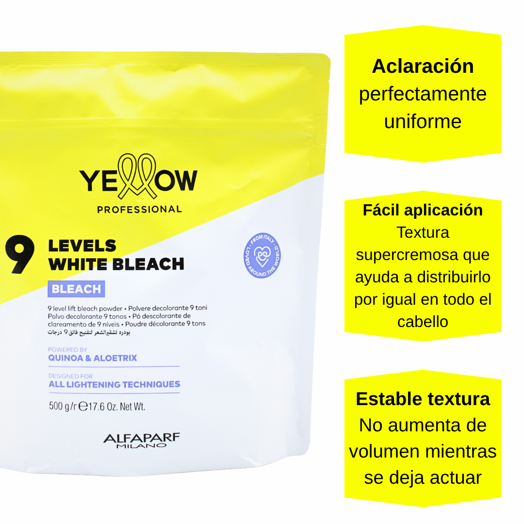 Alfaparf Yellow White Bleach 9 Niveles 500 g