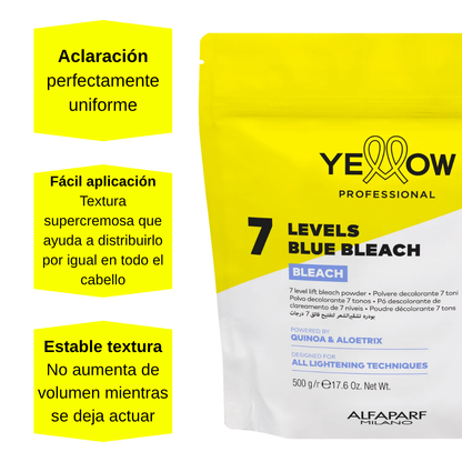 Yellow Bleach 7 Levels Blue Bleach 500 g