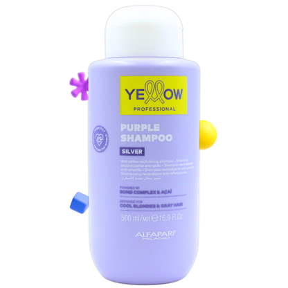 Yellow Silver Purple Shampoo Matizador 500 mL