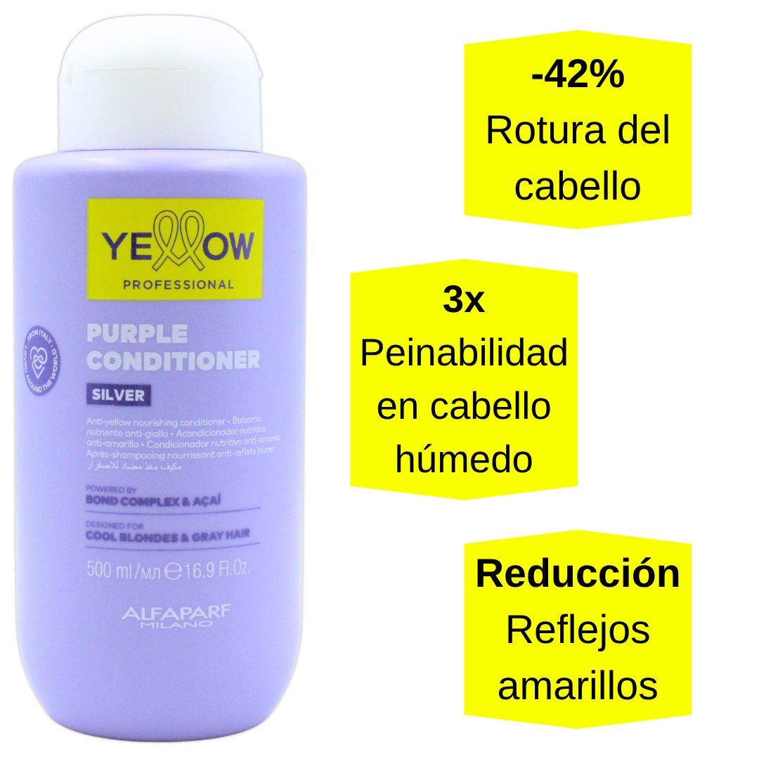 Yellow Silver Purple Conditioner Matizador