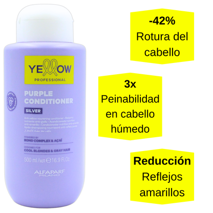 Yellow Silver Purple Conditioner Matizador