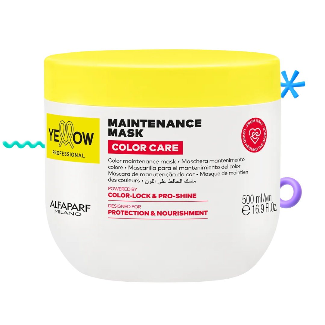 Yellow Color Care Mask Cabello Teñido