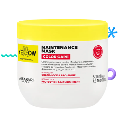 Yellow Color Care Mask Cabello Teñido