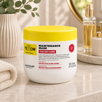 Yellow Color Care Mask Cabello Teñido