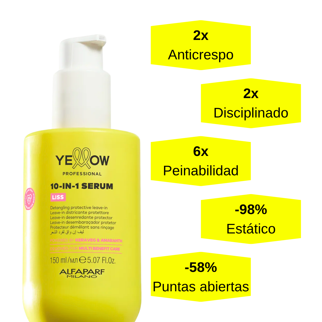 Yellow Liss 10-In-1 Serum Antifrizz 150 mL