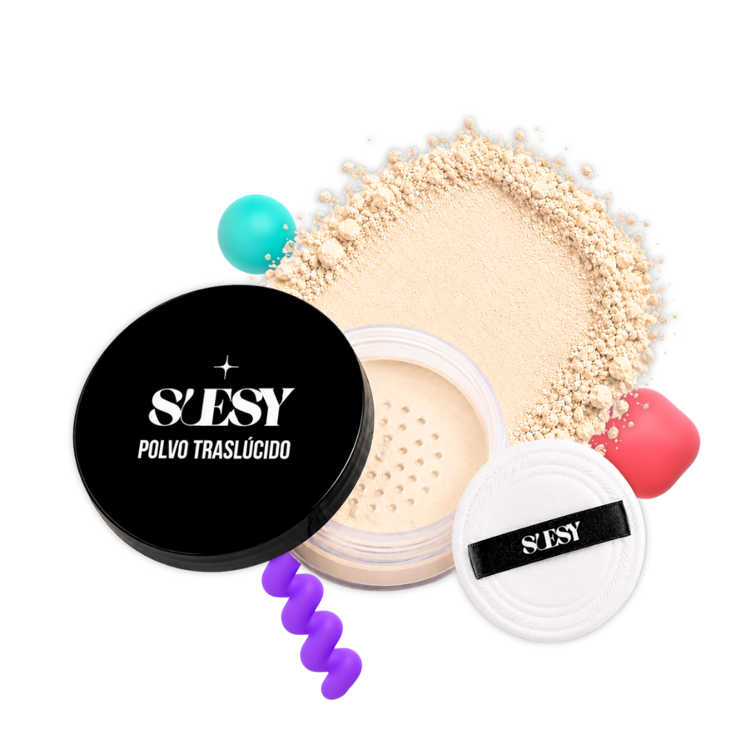Suesy Polvo Traslúcido Fijador Acabado Natural