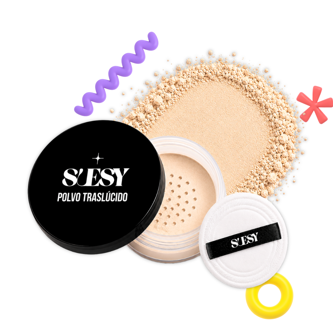 Suesy Polvo Traslúcido Fijador Acabado Natural