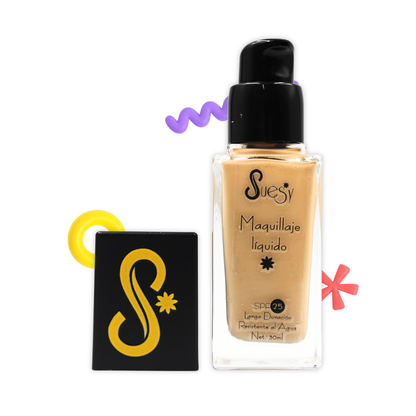 Suesy Maquillaje Líquido Alta Cobertura