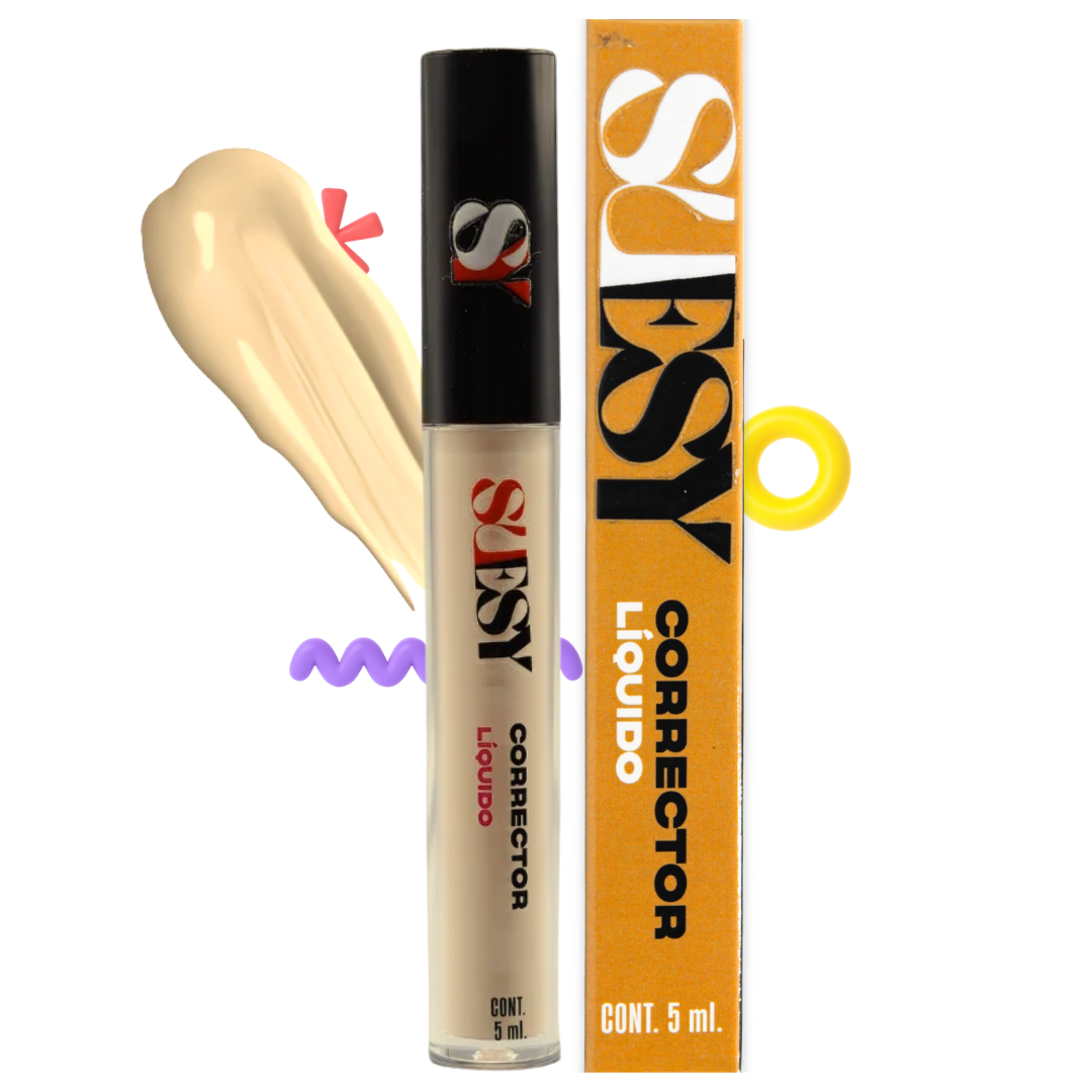 Suesy Corrector Líquido Cobertura Uniforme 5 mL
