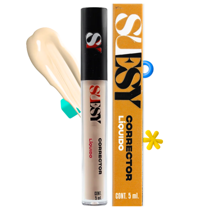 Suesy Corrector Líquido Cobertura Uniforme 5 mL