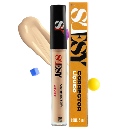 Suesy Corrector Líquido Cobertura Uniforme 5 mL