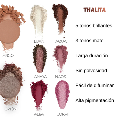 Paleta de Sombras Ambar/Thalita Suesy