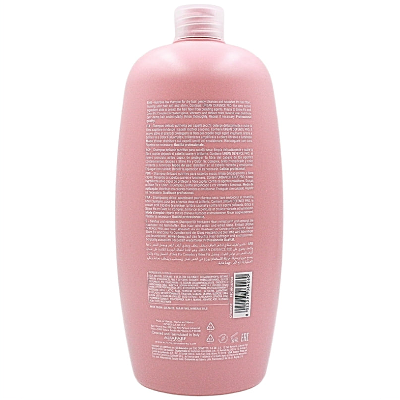 Champú Nutritivo para Cabello Seco Alfaparf Semi Di Lino Moisture 1 Litro