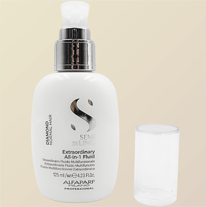 Extraordinario Fluido para Brillo Capilar Todo en 1 Semi Di Lino Diamond 125 mL