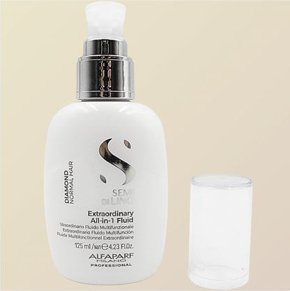 Extraordinario Fluido para Brillo Capilar Todo en 1 Semi Di Lino Diamond 125 mL