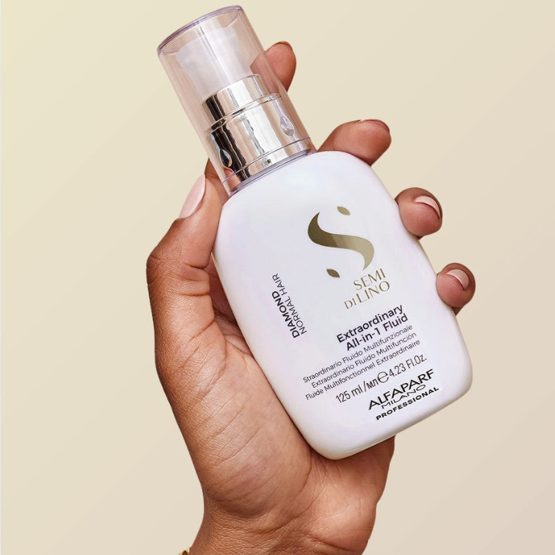 Extraordinario Fluido para Brillo Capilar Todo en 1 Semi Di Lino Diamond 125 mL