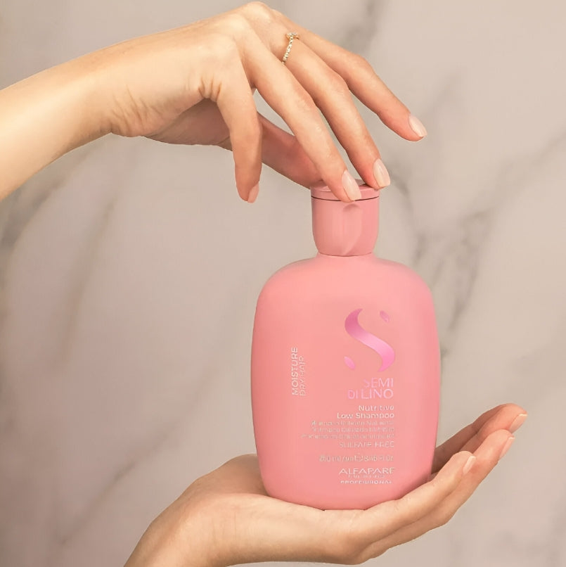 Champú Nutritivo para Cabello Seco Alfaparf Semi Di Lino Moisture 250 mL