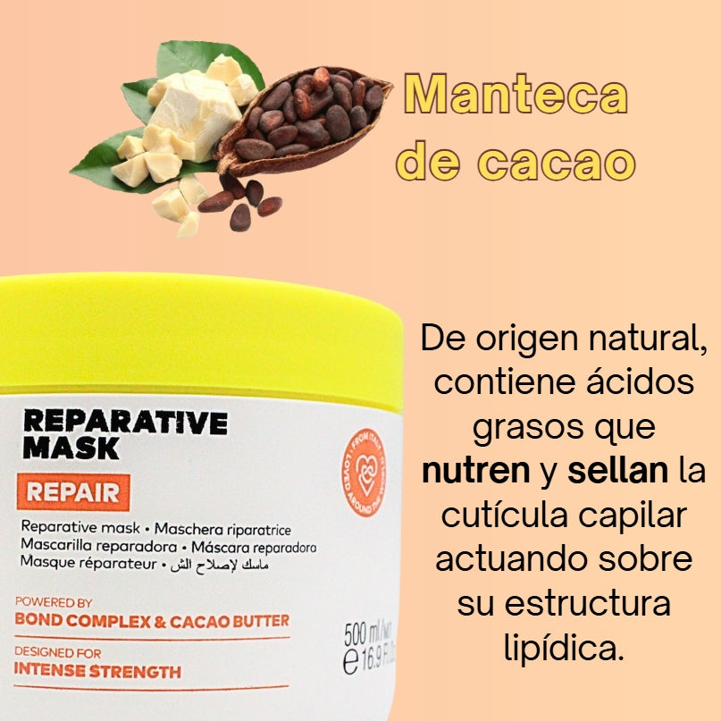 Mascarilla Capilar Reparativa Yellow Repair 500 mL