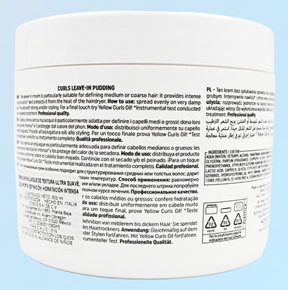 Tratamiento Capilar Sin Enjuague Yellow Curls Leave-In Pudding 500 mL