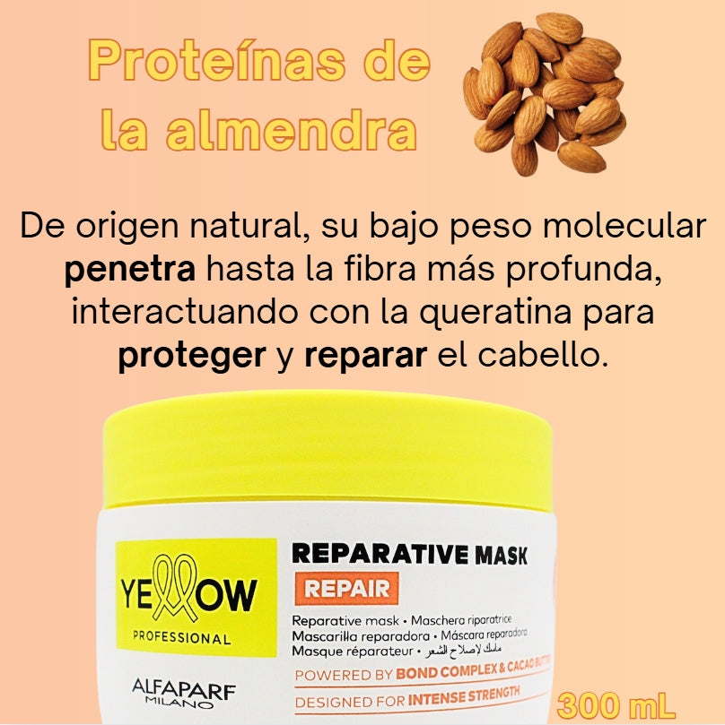 Mascarilla Capilar Reparativa Yellow Repair 300 mL