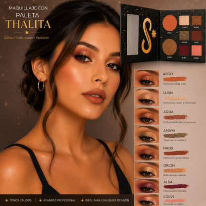 Paleta de Sombras Ambar/Thalita Suesy