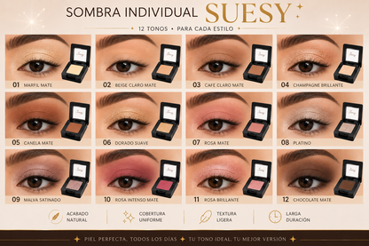 Suesy Sombra Individual Alta Pigmentación Profesional