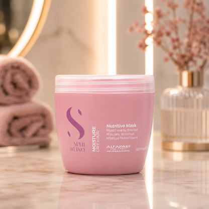 Mascarilla Nutritiva para Cabello Seco Alfaparf Semi Di Lino Moisture 500 mL