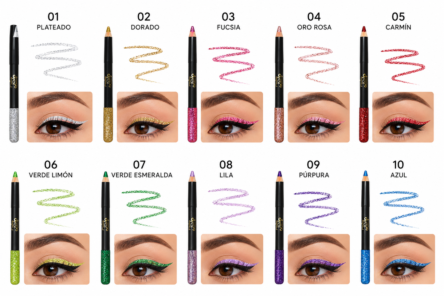 Suesy Lápiz Glitter Brillo Intenso para Ojos 2 g