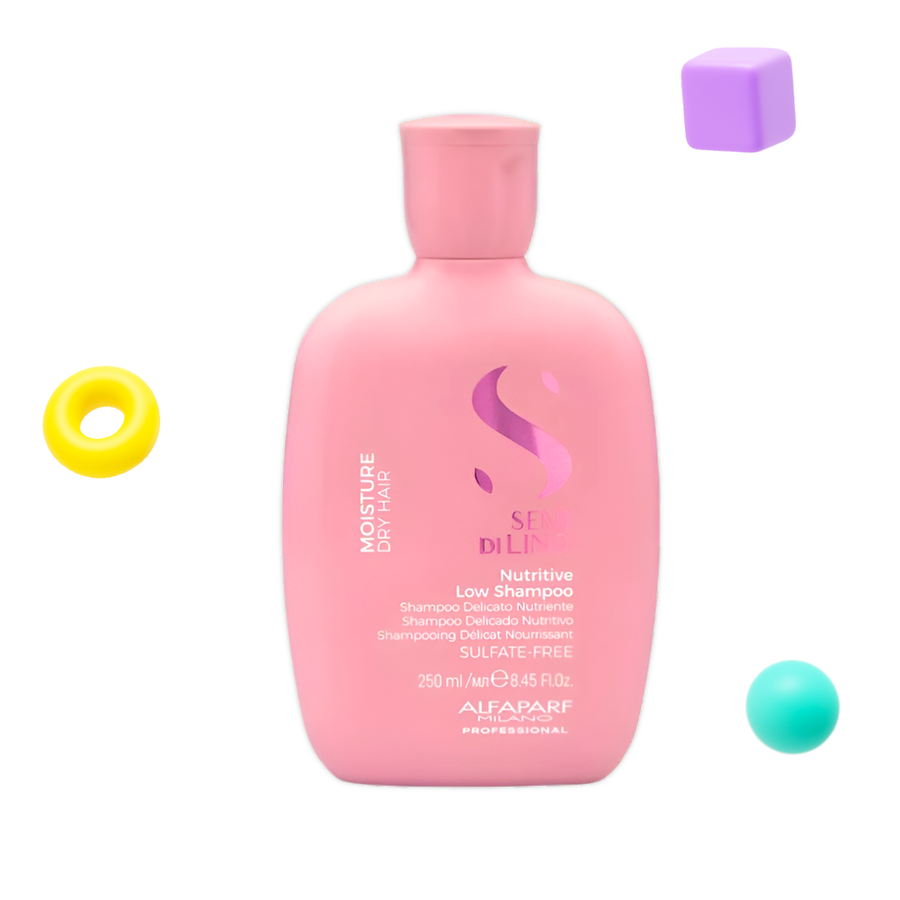 Champú Nutritivo para Cabello Seco Alfaparf Semi Di Lino Moisture 250 mL