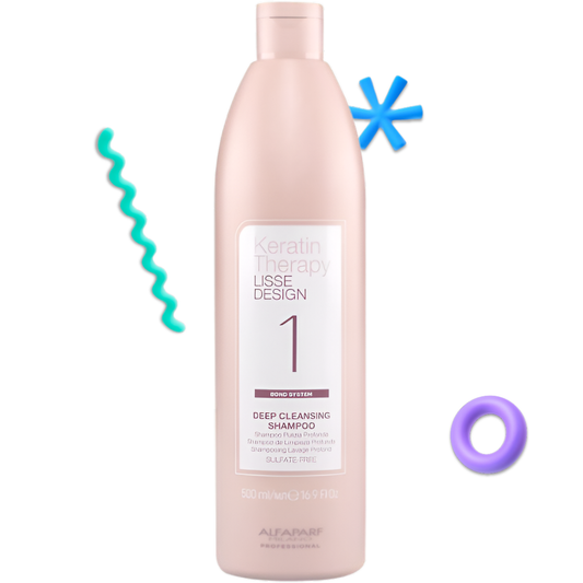 Shampoo Deep Cleansing P1 Keratin Therapy Lisse Design 500ml
