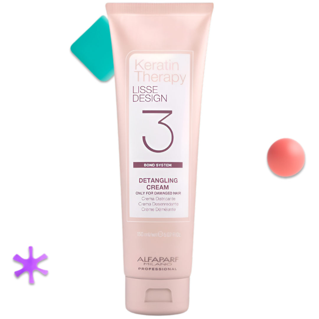 Professional Keratin Therapy Lisse Design Detangling Cream Step #3