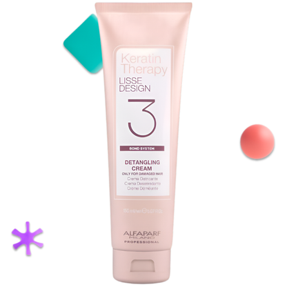 Professional Keratin Therapy Lisse Design Detangling Cream Step #3