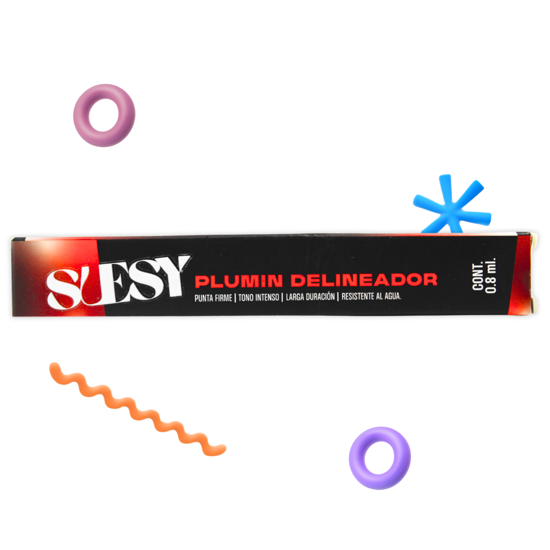 Suesy Plumín Delineador Negro Precisión