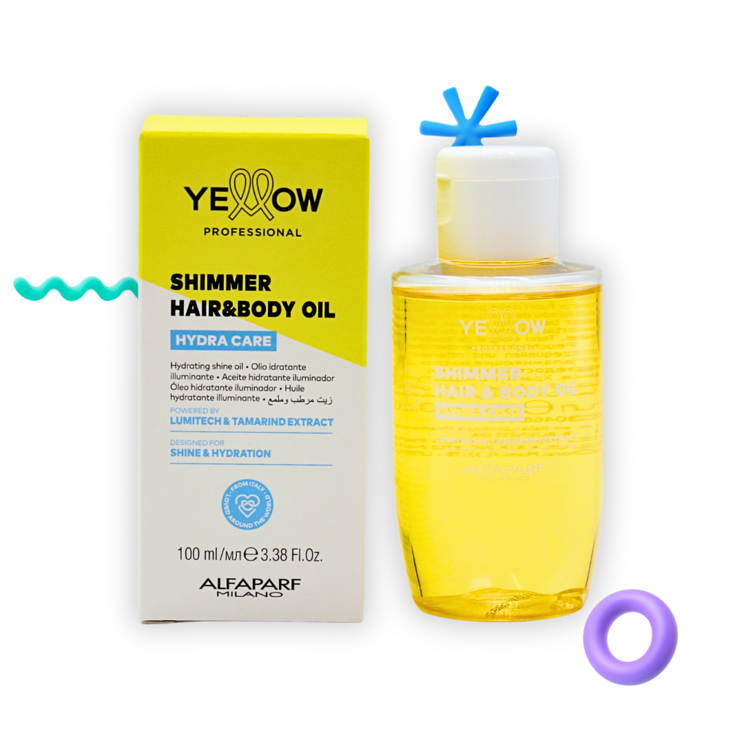 Yellow Hydra Care Shimmer Hair & Body Oil 100 mL